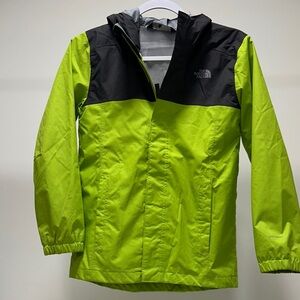 The North Face Lime and Black Outdoor Jacket